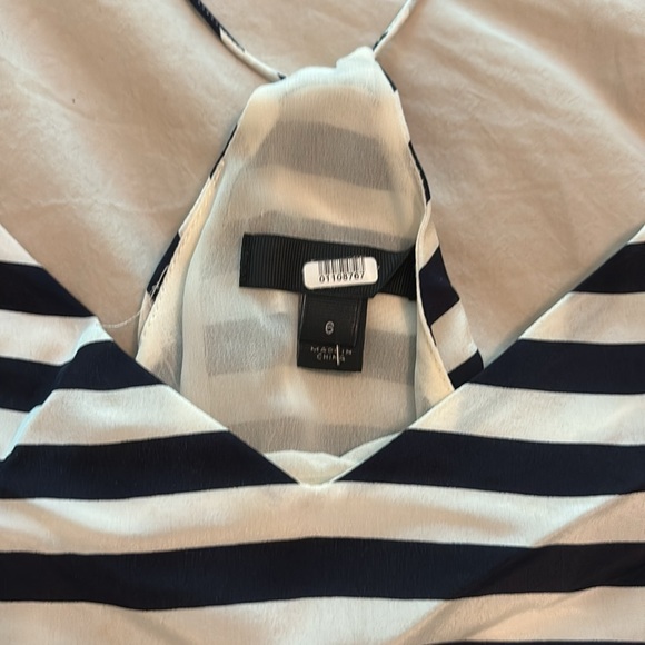 Jcrew black and white stripe tank - Picture 2 of 2